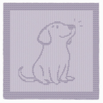 Puppy blanket Knitting Pattern - Knit and Purl only
