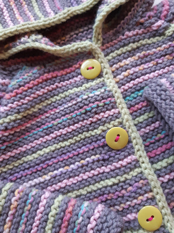 Primrose Hooded Garter Stitch Jacket