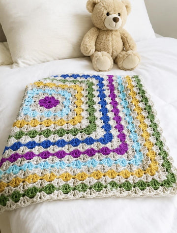 Shell Stitch Crochet Blanket