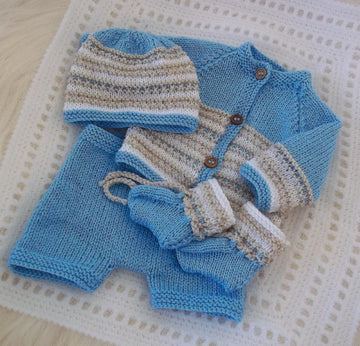 Slip Stitch Cardigan Set - Pattern#49