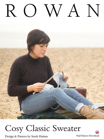 Cosy Classic Sweater in Rowan Kid Classic - D136 - Downloadable PDF