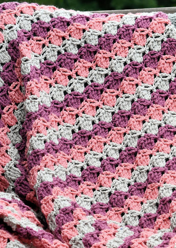 Striped Fans Throw