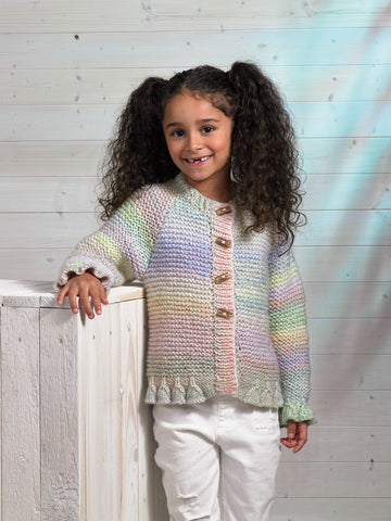 Cardigan in James C. Brett Marble Chunky - JB700 - Leaflet