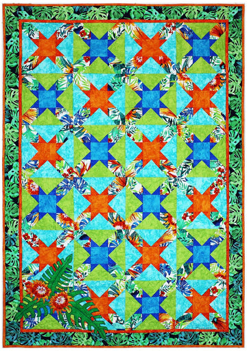 Michael Miller Fabrics Garden Isle Quilt - Downloadable PDF