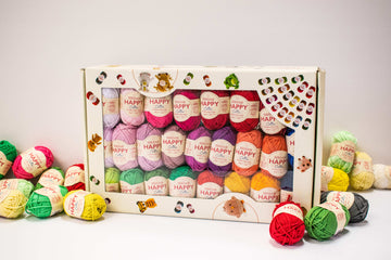 Sirdar Happy Cotton Assortment Box - 50 Colours