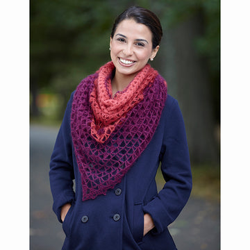 750 Sidonie Shawl - Crochet Pattern for Women in Valley Yarns Southampton