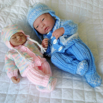 Easy knitting pattern for 10 & 15 inch tall Dolls, cardigan, leggings, Hat and Boots