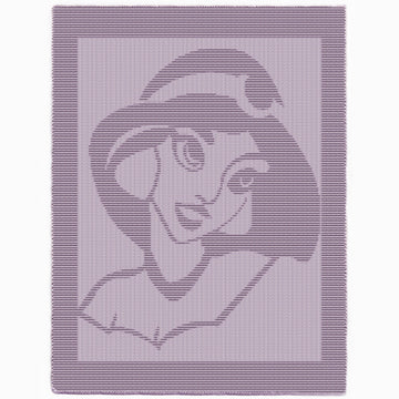Princess Jasmine Blanket Knitting Pattern
