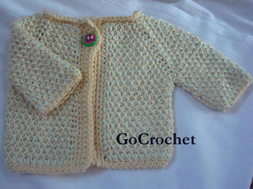 Zoom Tunisian Cardigan (Baby & child)