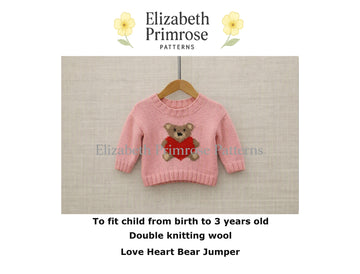 Love Heart Bear Jumper P172