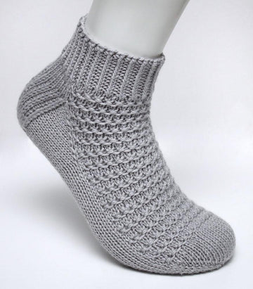 Black Cherry Socks - Toe Up (DK)