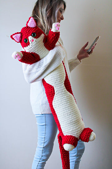 Valentine Kitty Pillow