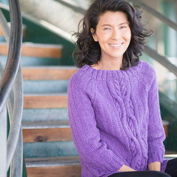 Friday Harbor Oversized Cabled Raglan in Cascade Yarns Friday Harbor - W761 - Downloadable PDF