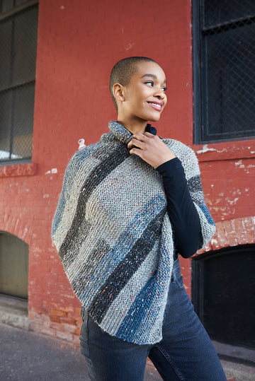 Olneyville Poncho in Berroco Providence - Downloadable PDF