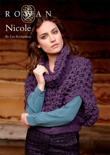 Nicole Poncho in Rowan Kid Classic