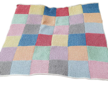 126. Patchwork Baby Blanket