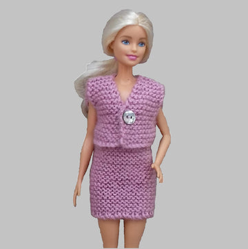 Pale Rose Cardigan for Doll