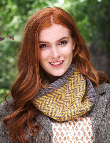 Chevron Cowl in Patons Classic Wool Worsted