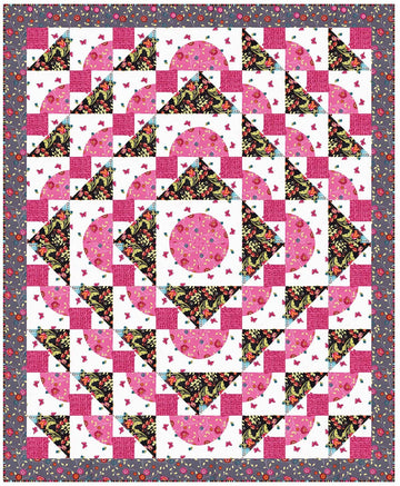 Michael Miller Fabrics How Does Your Garden Grow Quilt - Downloadable PDF