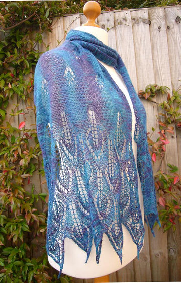 Peacock scarf