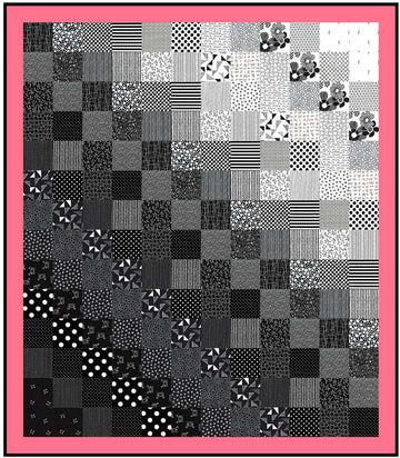 Michael Miller Fabrics Shades in Between Quilt - Downloadable PDF