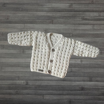 Caleb Cabled Baby Cardigan