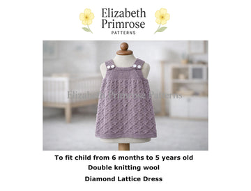 Diamond Lattice Pinafore Dress P188