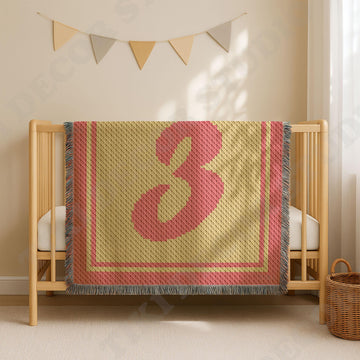 Number 3 Blanket C2C CROCHET PATTERN