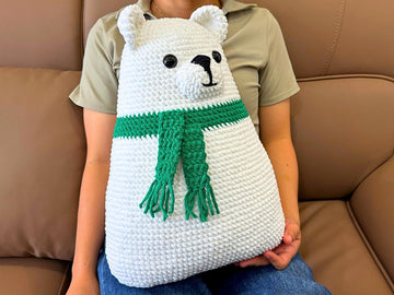 Polar Bear Pillow Amigurumi