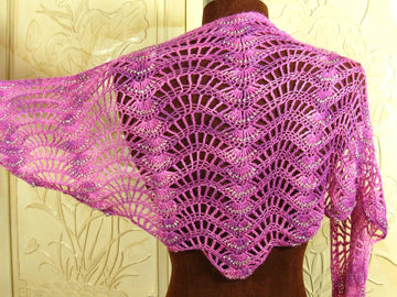 Cascading Beads Shawl