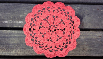 Coral Lace Doily Written Pattern