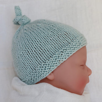Tegan Baby Hat with Top Knot