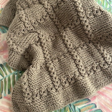 Cable Baby Blanket