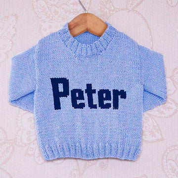 Intarsia - Peter Moniker Chart - Childrens Sweater