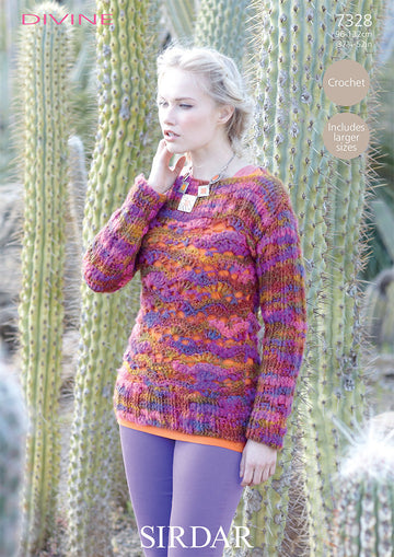 Rosita Sweater in Sirdar Divine - 7328 - Downloadable PDF