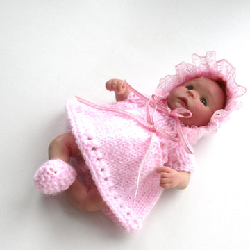 Easy 6.5 inch dolls Dress knitting pattern