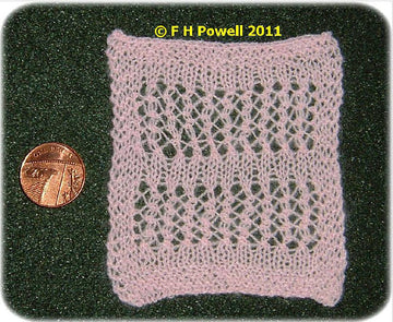 1:12th scale lace pram blanket