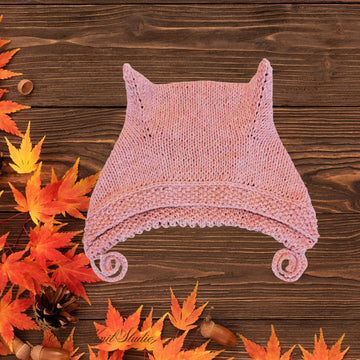Kitty Ears Baby Bonnet