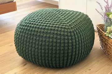 Square Bobbles Pouf