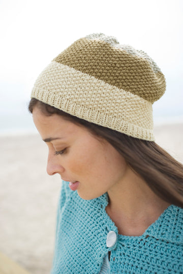 Seed Stitch Hat in Lion Brand Cotton-Ease - 90446AD