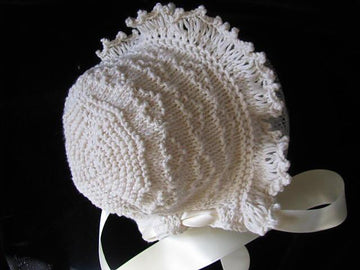 Fancy Lace Baby Bonnet