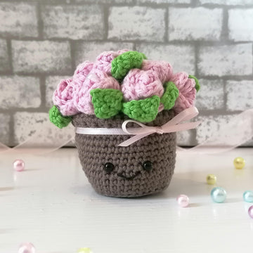 Flower Bouquet Pot of Roses