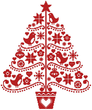 Folk Art Christmas Tree
