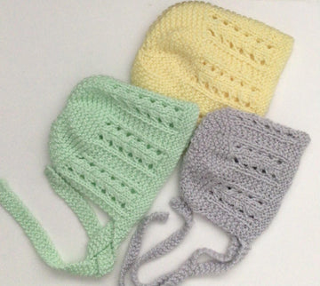 Petal Drops baby bonnet