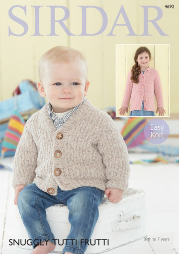 Cardigans in Sirdar Snuggly Tutti Frutti - 4692 - Downloadable PDF