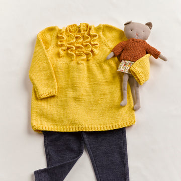 986 Meadowlark - Dress and Hat Knitting Pattern for Babies in Valley Yarns Conway