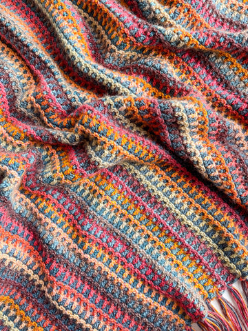 Mountain Trail Tweed Blanket