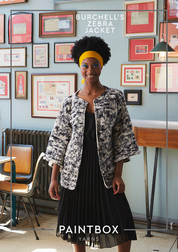 Burchell's Zebra Jacket - Free Crochet Pattern For Women in Paintbox Yarns
