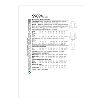 Simplicity Misses', Men's & Teens' Cosplay S9094 - Sewing Pattern
