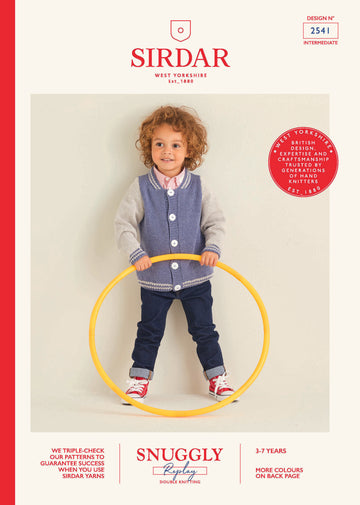Children's Jacket in Sirdar Snuggly Replay DK - 2541 - Leaflet